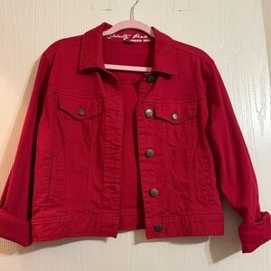 Celebrity Pink Vibrant Red Jacket